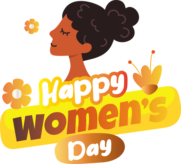 Transparent International Women's Day Human Logo Cartoon for Women's Day for International Womens Day