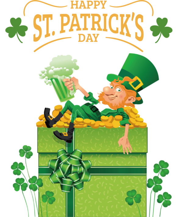 Transparent St. Patrick's Day St. Patrick's Day Shamrock Ireland for Leprechaun for St Patricks Day