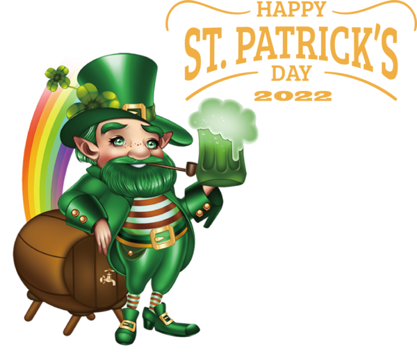 Transparent St. Patrick's Day St. Patrick's Day Leprechaun Cartoon for Leprechaun for St Patricks Day