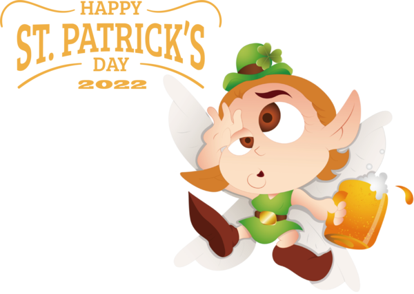 Transparent St. Patrick's Day Drawing Design Cartoon for Leprechaun for St Patricks Day