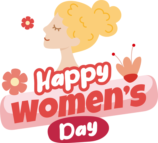 Transparent International Women's Day Human Logo Flower for Women's Day for International Womens Day