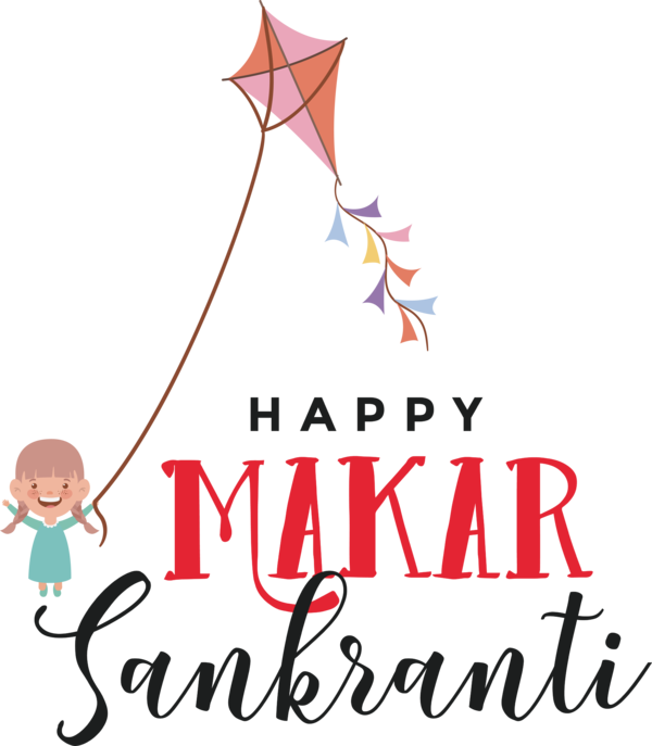 Transparent Makar Sankranti Design Cartoon Line for Happy Makar Sankranti for Makar Sankranti