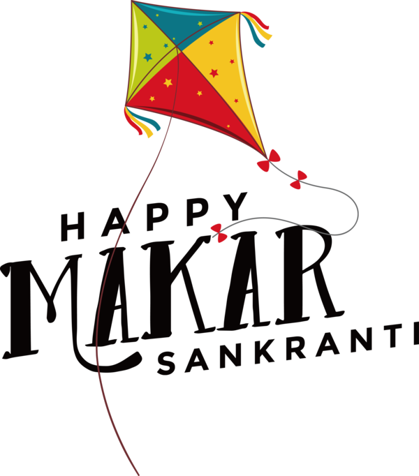 Transparent Makar Sankranti Design Logo Line for Happy Makar Sankranti for Makar Sankranti