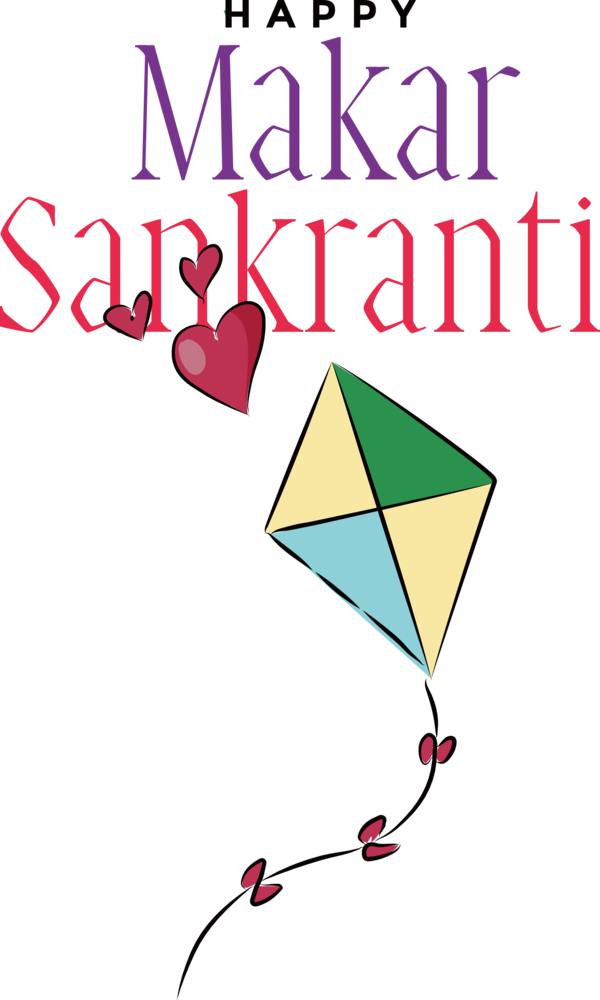 Transparent Makar Sankranti Triangle LON:0JJW Meter for Happy Makar Sankranti for Makar Sankranti