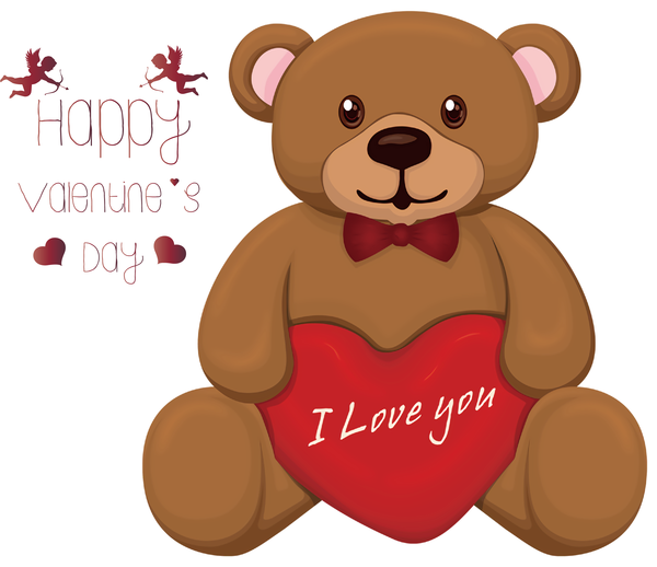 Transparent Valentine's Day Bears Teddy bear Teddy Bear Valentines Day for Valentines for Valentines Day