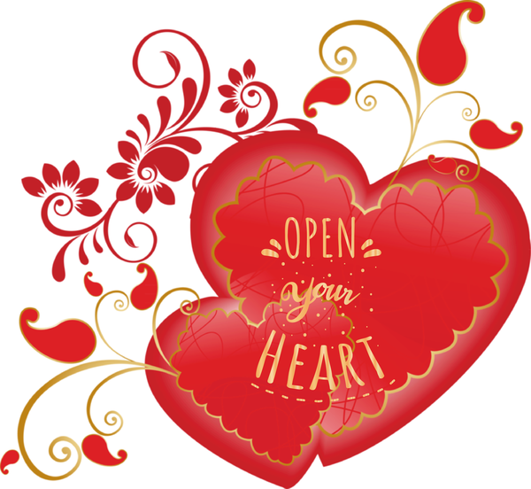 Transparent Valentine's Day Heart Valentine's Day Drawing for Valentine Heart for Valentines Day