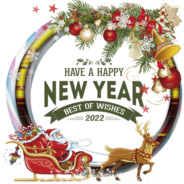 Transparent New Year Borders and Frames Christmas Day Transparent Christmas for Happy New Year 2022 for New Year