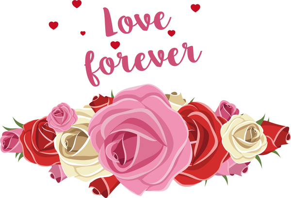 Transparent Valentine's Day Wedding Invitation Rose Flower for Valentines for Valentines Day