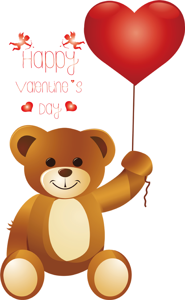 Transparent Valentine's Day Bears Teddy Bear Valentines Day Teddy bear for Valentines for Valentines Day