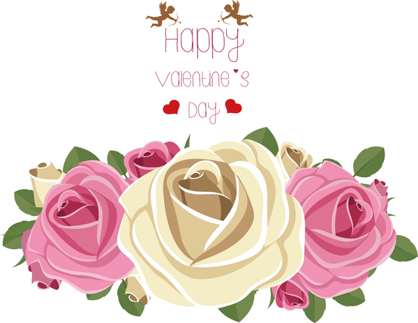 Transparent Valentine's Day Rose Flower Drawing for Valentines for Valentines Day