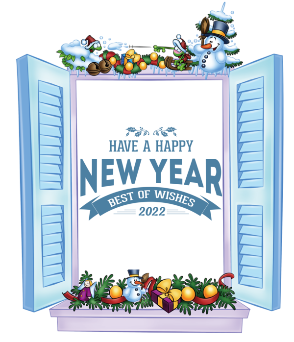 Transparent New Year Drawing traditionally animated film Animation for Happy New Year 2022 for New Year