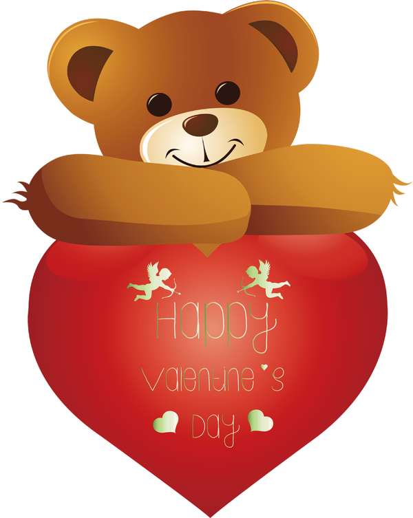 Transparent Valentine's Day Bears Teddy bear Valentine's Day for Valentines for Valentines Day
