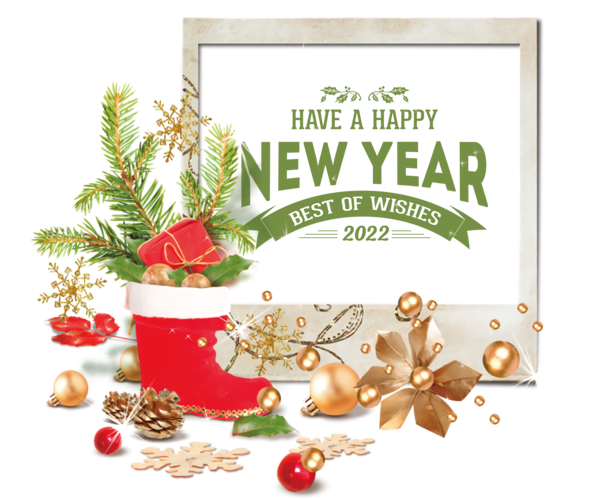Transparent New Year New Year T-Shirt Transparent Christmas for Happy New Year 2022 for New Year