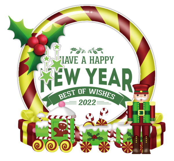 Transparent New Year Computer Monitor Drawing Painting for Happy New Year 2022 for New Year