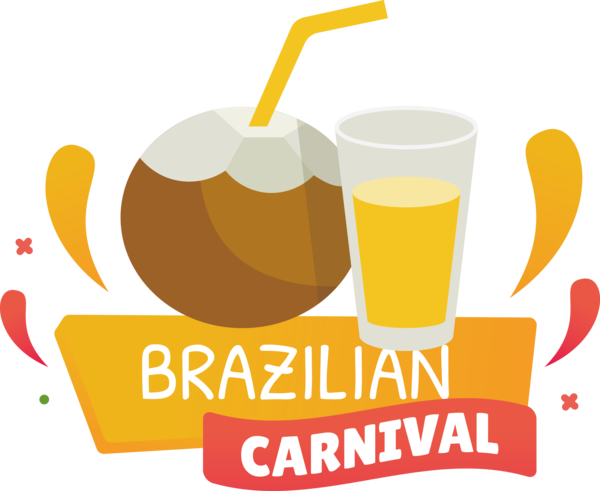 Transparent Brazilian Carnival Logo Superfood Cup for Carnaval for Brazilian Carnival