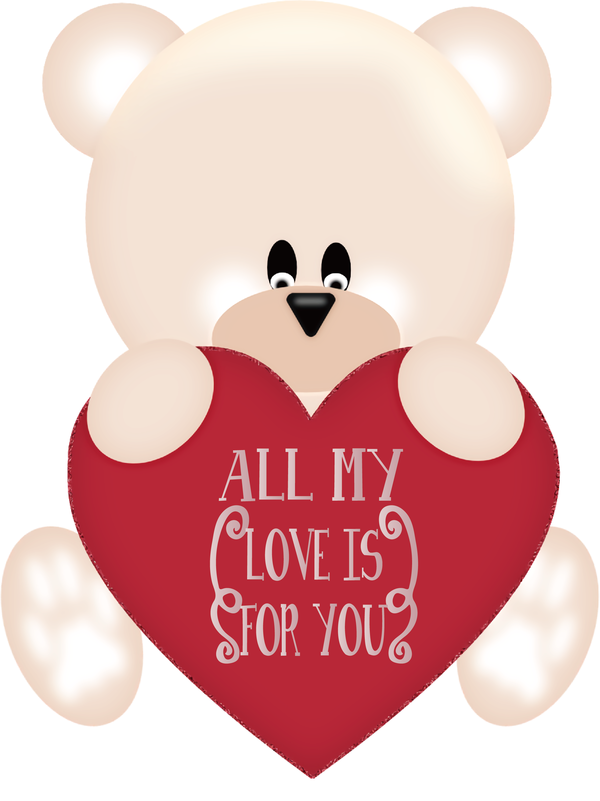 Transparent Valentine's Day Teddy bear Valentine's Day Bears for Teddy Bear for Valentines Day