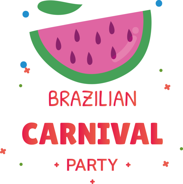 Transparent Brazilian Carnival Logo Line Fruit for Carnaval do Brasil for Brazilian Carnival