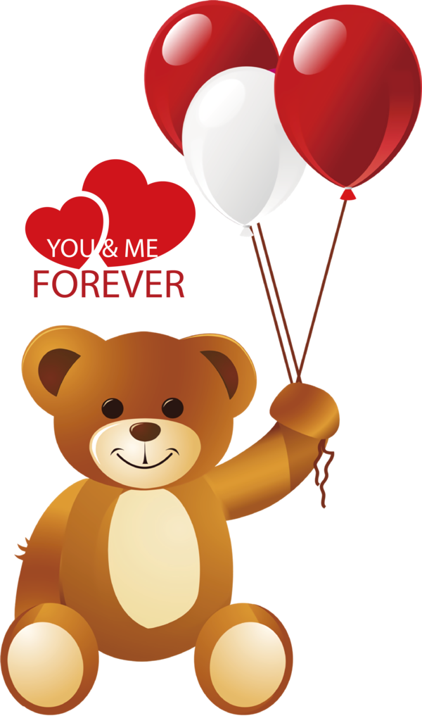 Transparent Valentine's Day Bears Teddy Bear Balloon Teddy bear for Valentines Day Quotes for Valentines Day