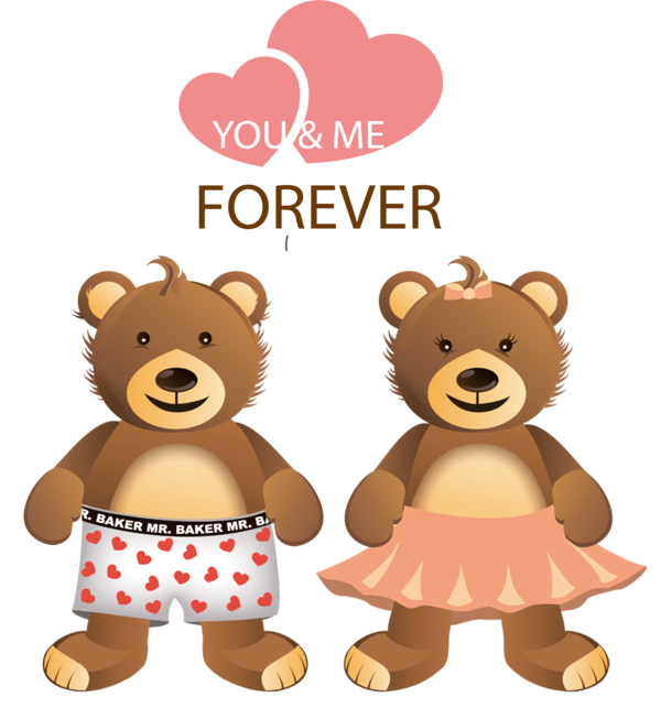 Transparent Valentine's Day Bears Polar bear Brown bear for Valentines Day Quotes for Valentines Day