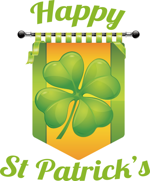 Transparent St. Patrick's Day Leaf Shamrock Clover for Four Leaf Clover for St Patricks Day