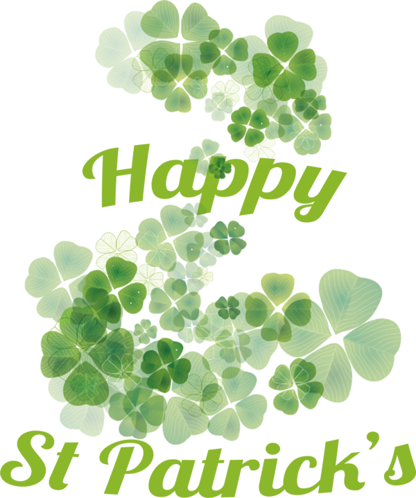 Transparent St. Patrick's Day Four-leaf clover Leaf White Clover for Four Leaf Clover for St Patricks Day