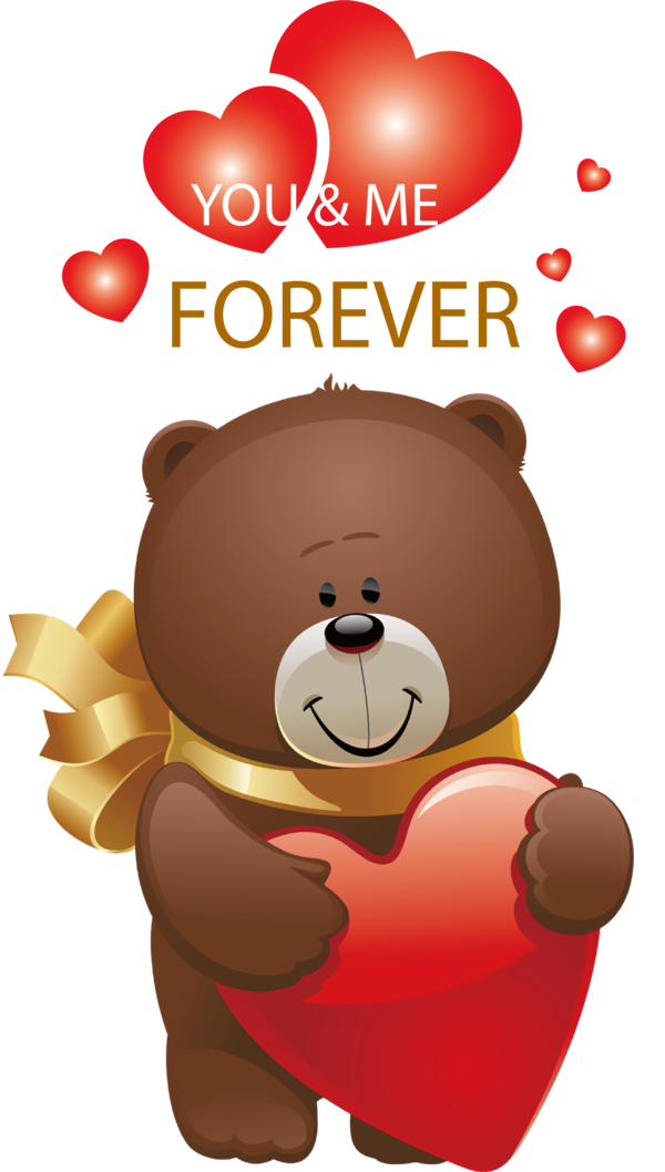 Transparent Valentine's Day Bears Teddy bear Brown bear for Valentines Day Quotes for Valentines Day