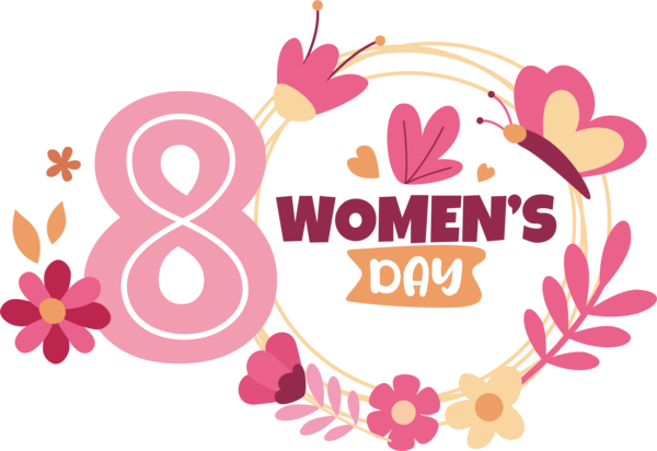 Transparent International Women's Day Rosemarie Hathaway Design Floral design for Women's Day for International Womens Day