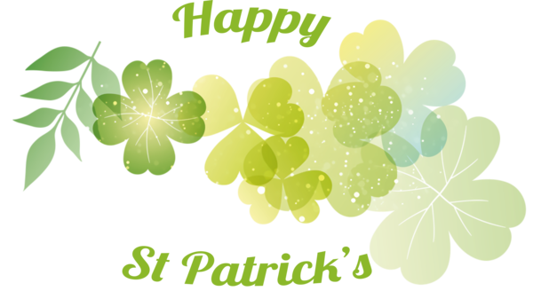 Transparent St. Patrick's Day Four-leaf clover Clover Drawing for Four Leaf Clover for St Patricks Day