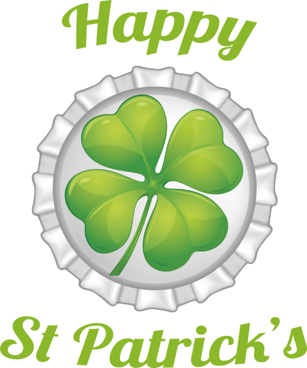 Transparent St. Patrick's Day Four-leaf clover Shamrock Red Clover for Four Leaf Clover for St Patricks Day