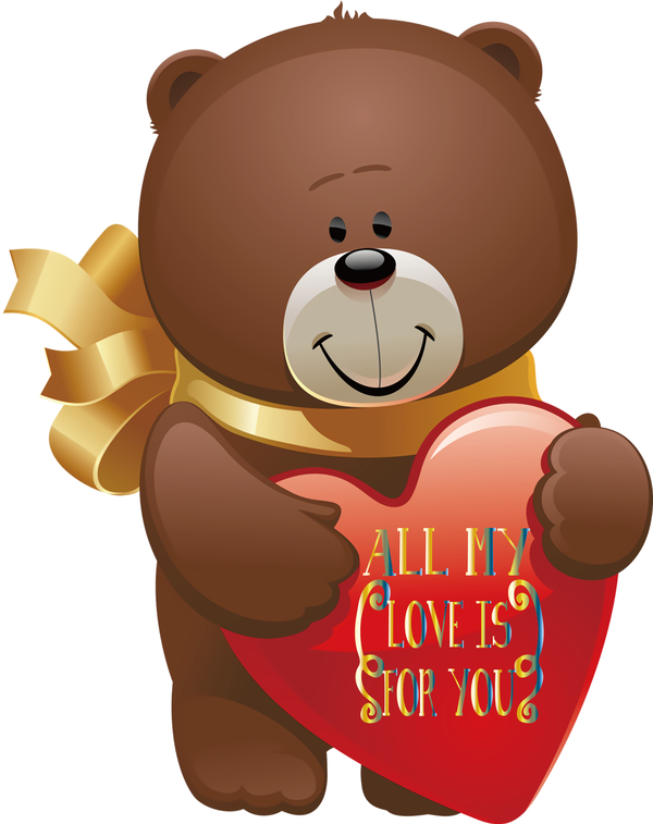 Transparent Valentine's Day Bears Teddy Bear Valentines Day Valentine's Day for Teddy Bear for Valentines Day
