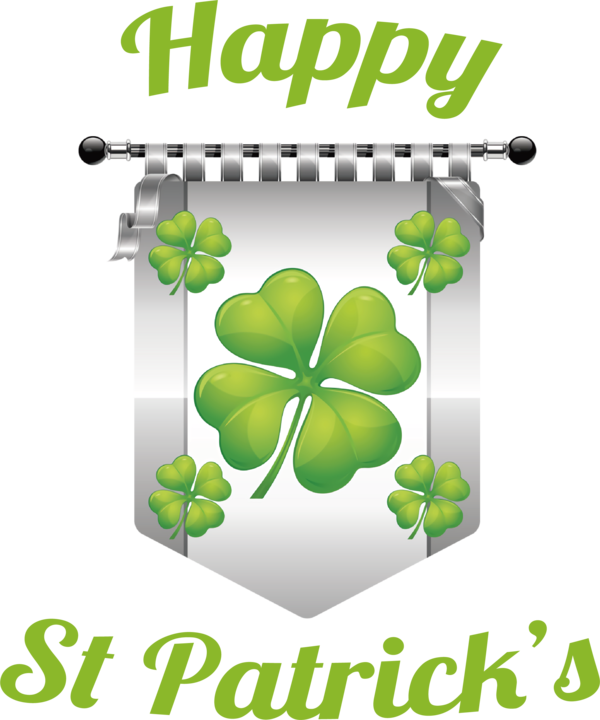 Transparent St. Patrick's Day Four-leaf clover Clover Shamrock for Four Leaf Clover for St Patricks Day