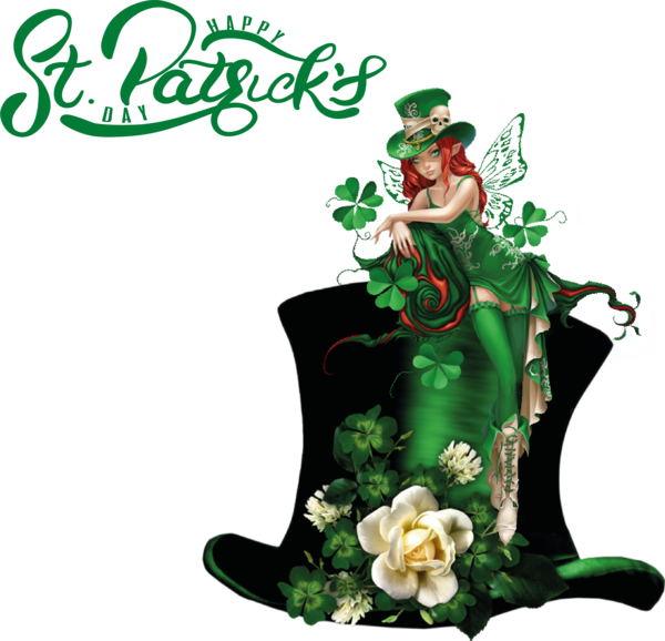 Transparent St. Patrick's Day St. Patrick's Day March 17 Shamrock for St Patrick's Day Hat for St Patricks Day