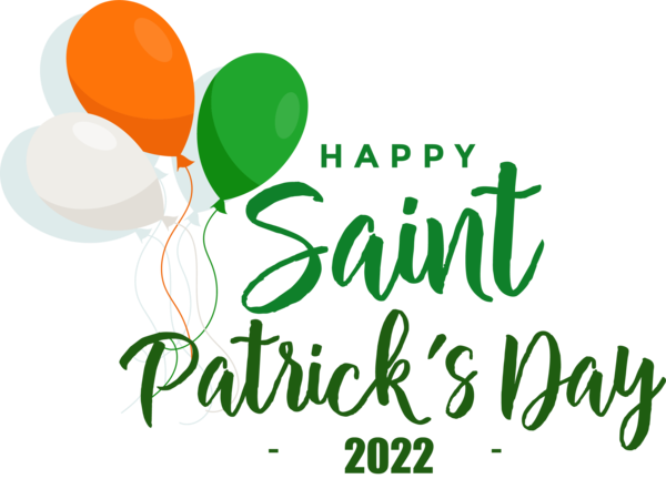 Transparent St. Patrick's Day Logo Design Tree for Saint Patrick for St Patricks Day