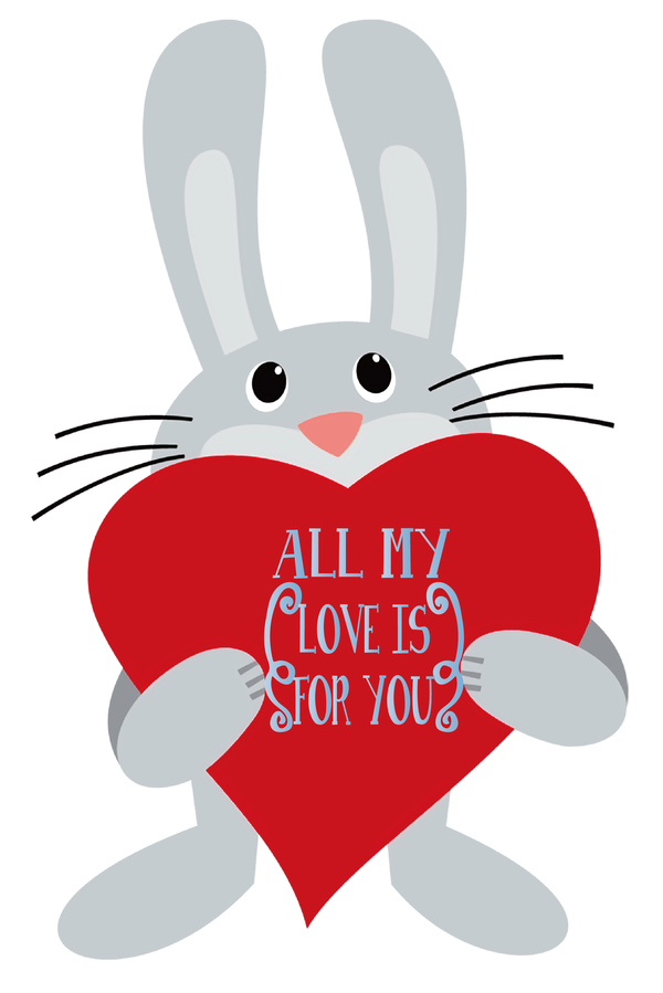 Transparent Valentine's Day The Tale of Peter Rabbit Mashimaro Rabbit for Teddy Bear for Valentines Day