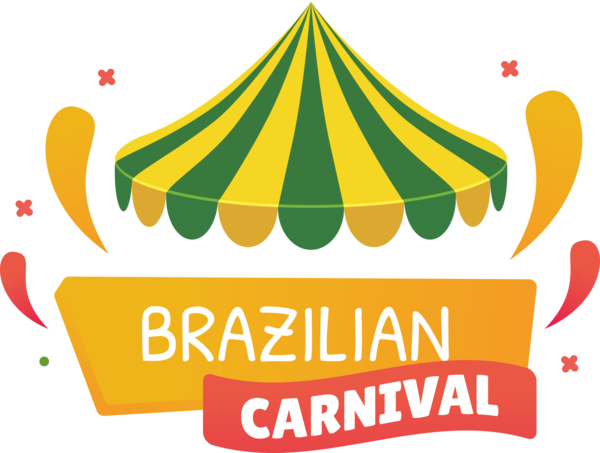 Transparent Brazilian Carnival Logo Design Commodity for Carnaval for Brazilian Carnival