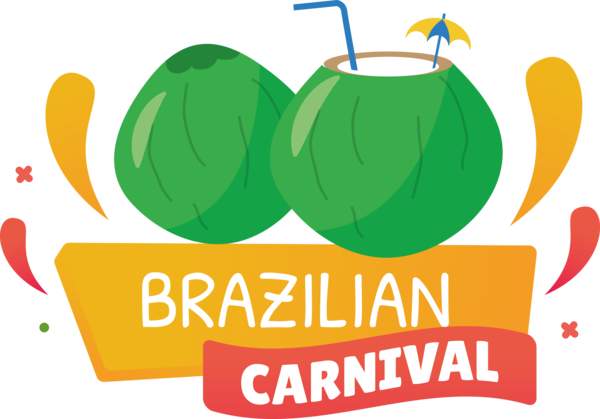 Transparent Brazilian Carnival Logo Design Local food for Carnaval for Brazilian Carnival