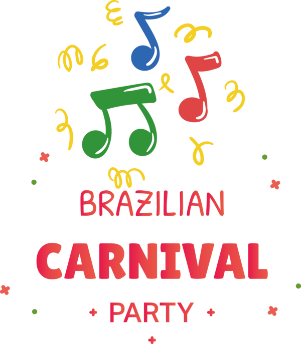 Transparent Brazilian Carnival Logo Human Design for Carnaval do Brasil for Brazilian Carnival