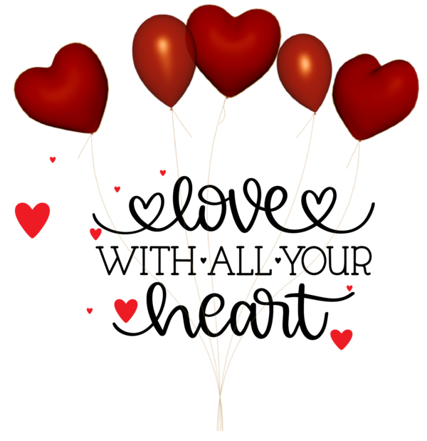 Transparent Valentine's Day M-095 Flower Balloon for Valentine Heart for Valentines Day