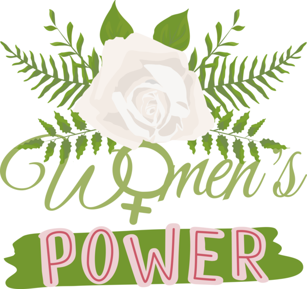 Transparent International Women's Day Painting Logo Texture for Women Power for International Womens Day