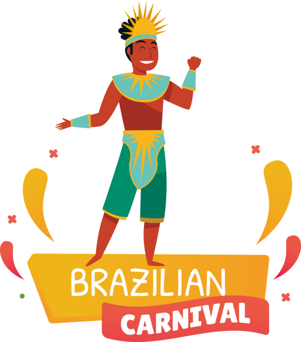 Transparent Brazilian Carnival Cartoon Design Drawing for Carnaval for Brazilian Carnival