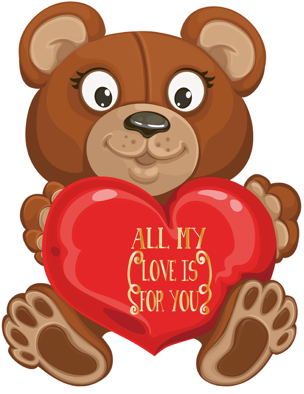 Transparent Valentine's Day Bears Teddy bear Valentine's Day for Teddy Bear for Valentines Day