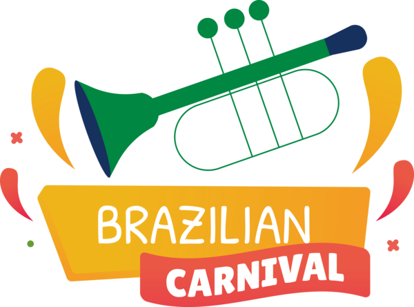 Transparent Brazilian Carnival Design Logo Human for Carnaval for Brazilian Carnival