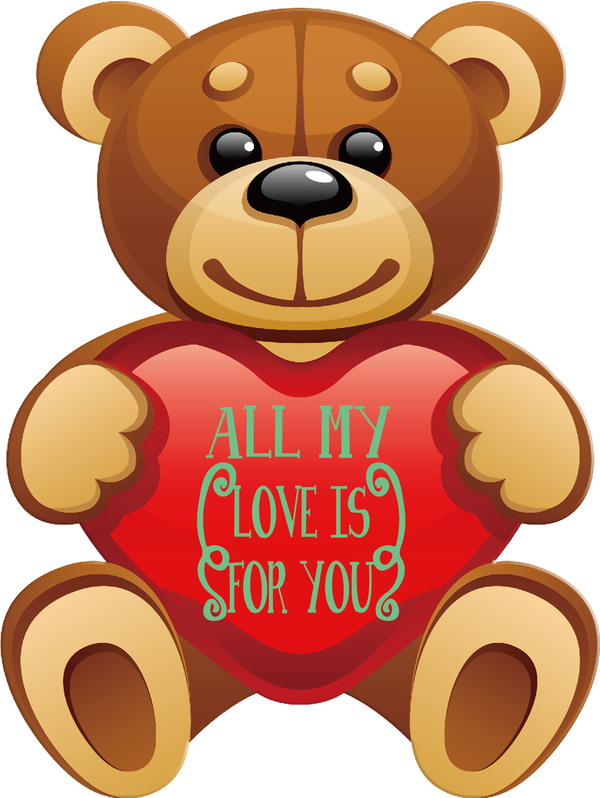 Transparent Valentine's Day Bears Teddy bear Bear With Heart for Teddy Bear for Valentines Day