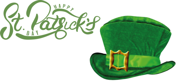 Transparent St. Patrick's Day Design Font Shoe for St Patrick's Day Hat for St Patricks Day