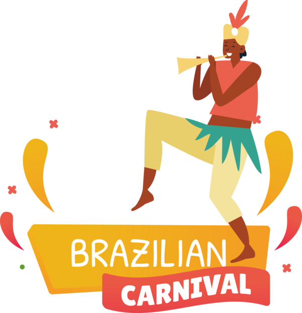 Transparent Brazilian Carnival Icon Digital art Cartoon for Carnaval for Brazilian Carnival