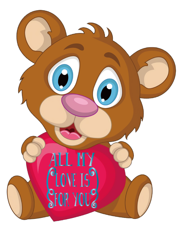 Transparent Valentine's Day Bears Brown bear Drawing for Teddy Bear for Valentines Day