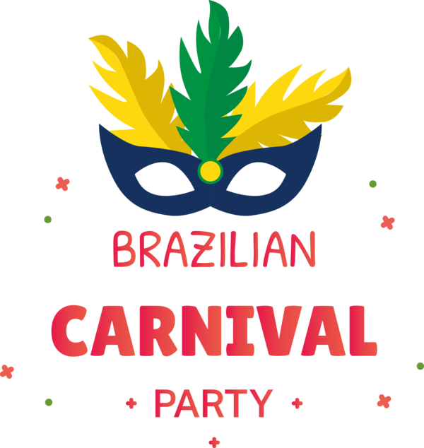 Transparent Brazilian Carnival Leaf Cartoon Logo for Carnaval do Brasil for Brazilian Carnival