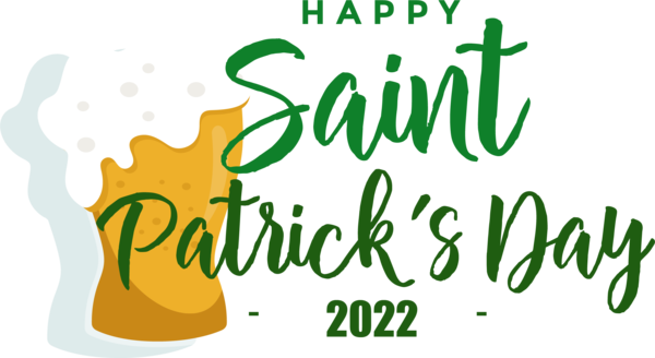 Transparent St. Patrick's Day Logo Human Design for Saint Patrick for St Patricks Day