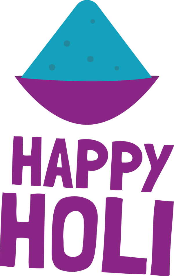 Transparent Holi Logo Line Design for Happy Holi for Holi