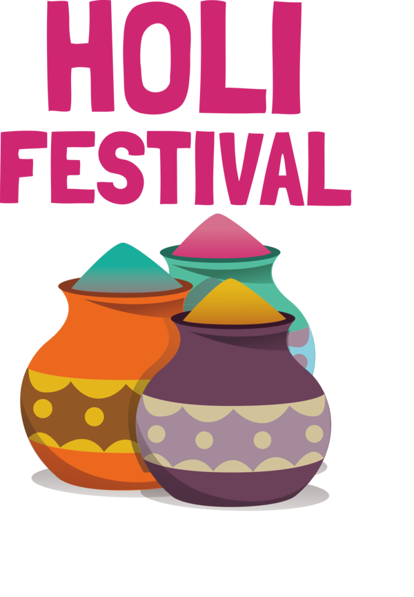 Transparent Holi Holi Festival Drawing for Happy Holi for Holi